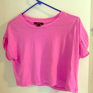 Pink crop top